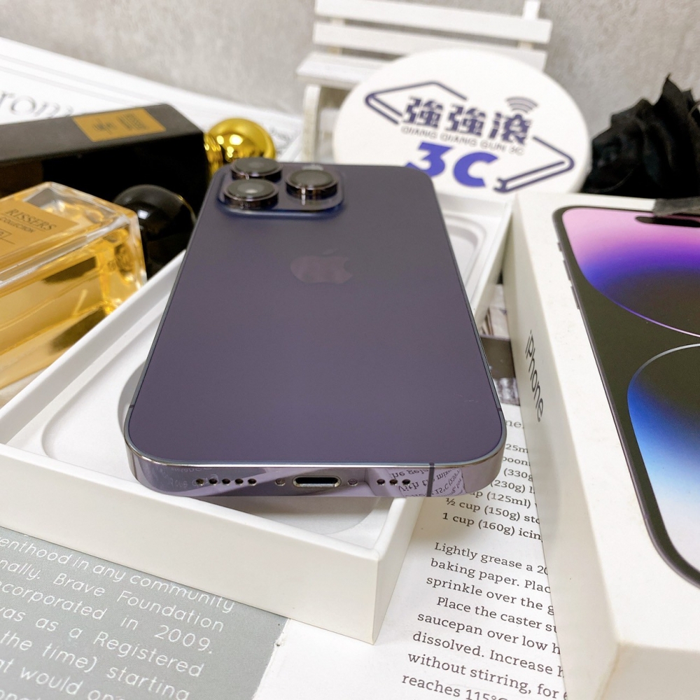  佳里-二手 iPhone14 PRO 128G 紫色 #60453（店家保固365天）