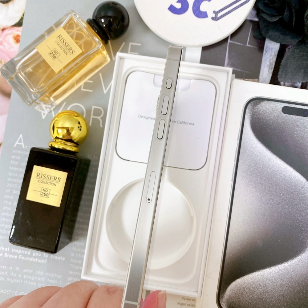 佳里-二手 iPhone15 Pro Max 256G 白色 #04500（店家保固365天）