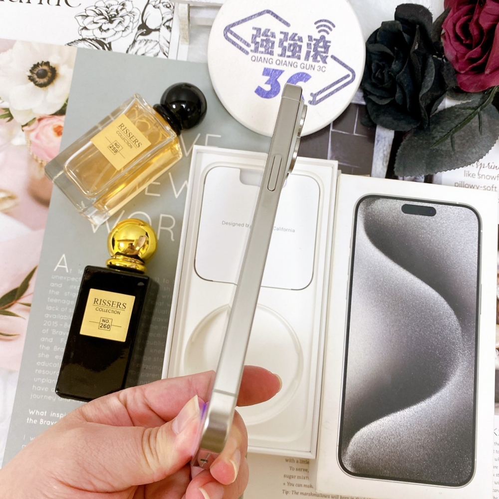 佳里-二手 iPhone15 Pro Max 256G 白色 #04500（店家保固365天）