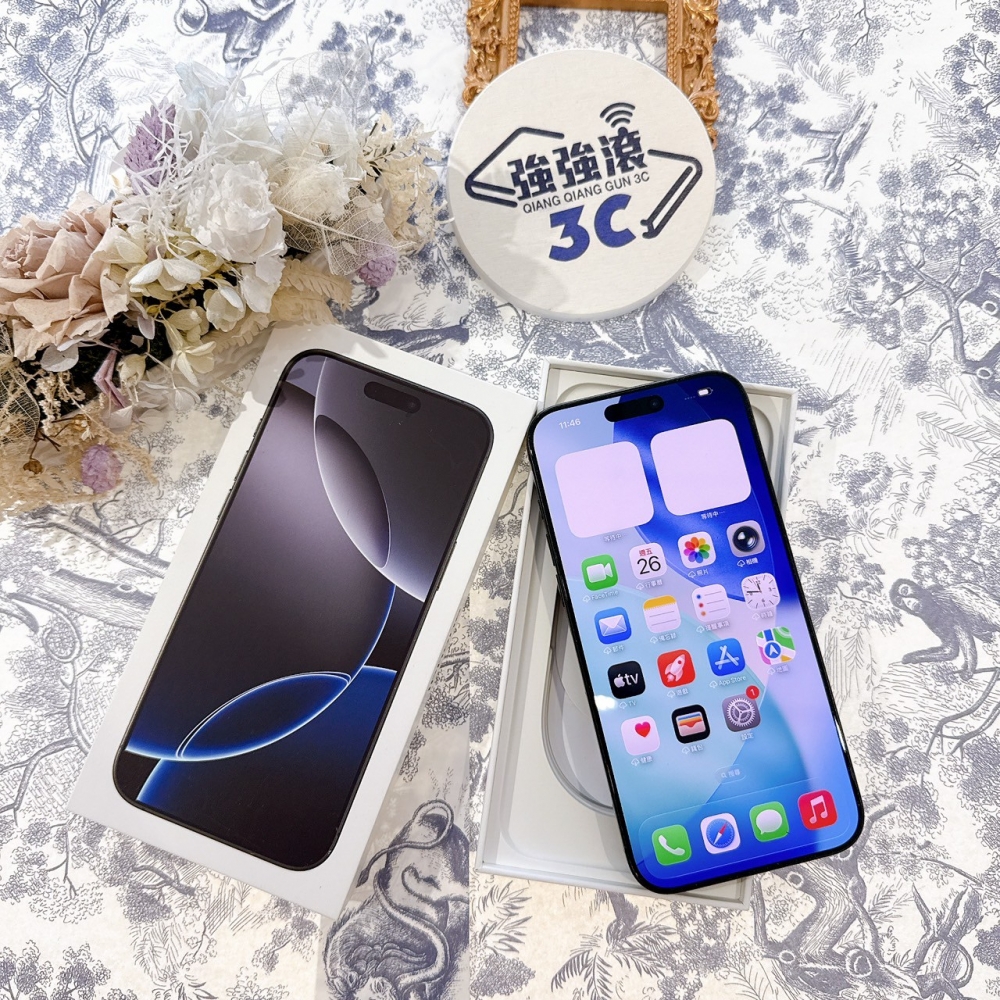 善化-二手 iPhone 16Pro Max 256G 黑 *00397