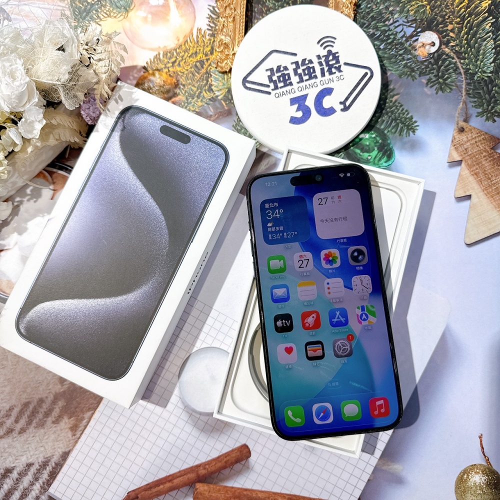 善化-二手 iPhone 15 Pro Max 256G 藍 *06475（店保365天）
