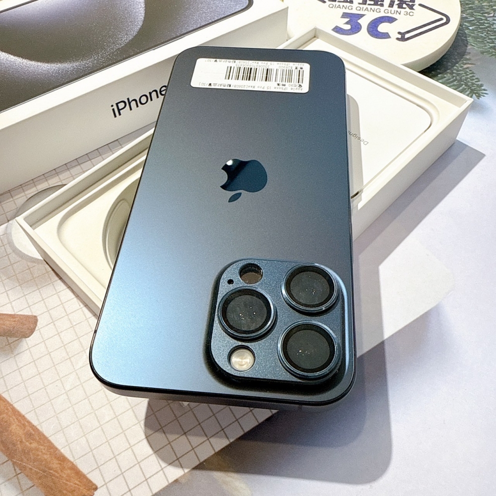 善化-二手 iPhone 15 Pro Max 256G 藍 *06475（店保365天）