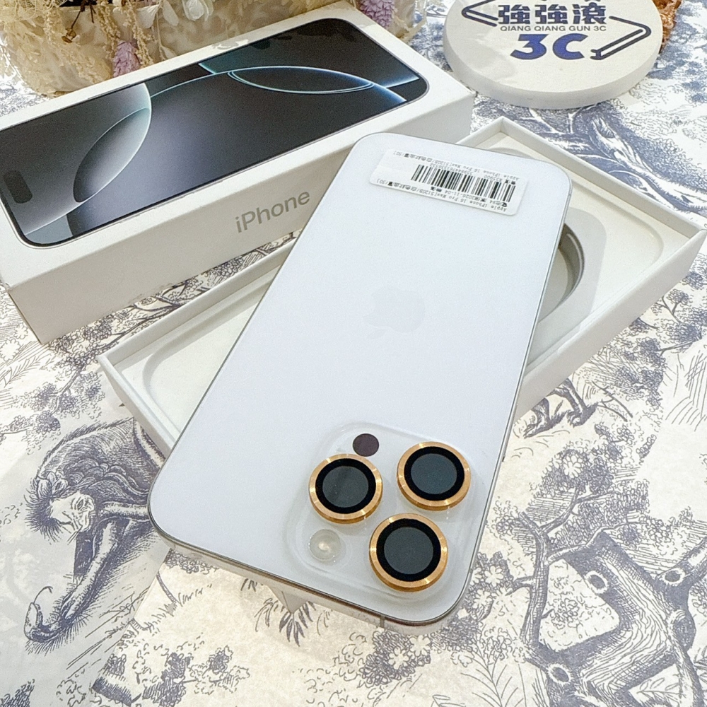 善化-二手iPhone16 ProMax 512G 白色 #56532（原廠保內）