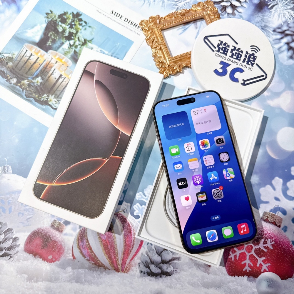 善化-二手iPhone16 Pro Max 256G 金色 #57927（店保365天）