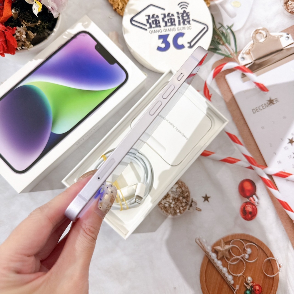 善化-二手iPhone 14 256G 紫色 # 84910（店保365天）
