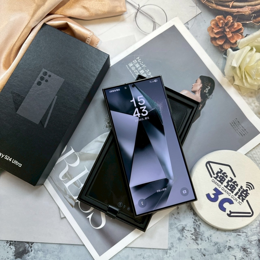 二手 S24Ultra 12+512G鈦黑*38515（店保90天）