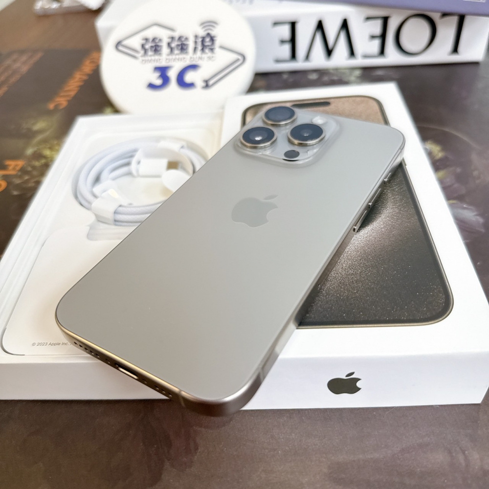 鹽行-二手 iPhone15Pro128G原色#67540（店家保固）