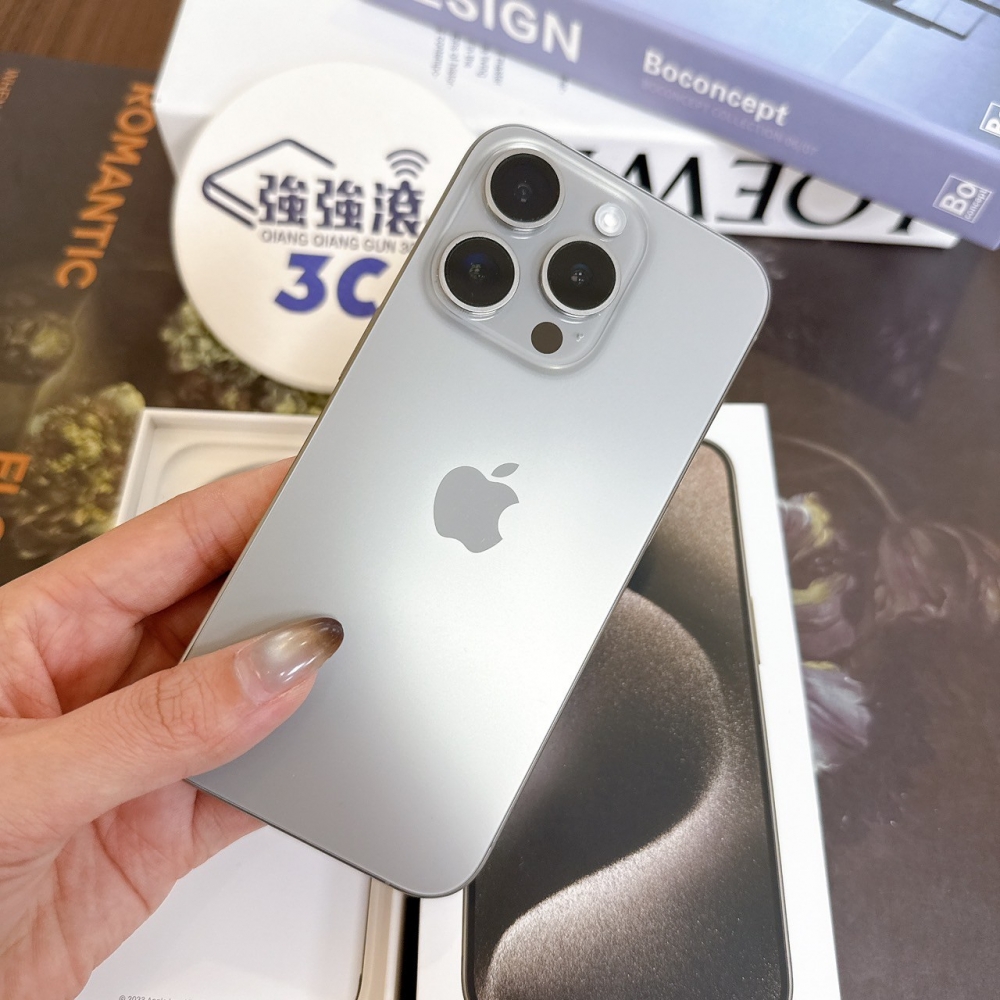 鹽行-二手 iPhone15Pro128G原色#67540（店家保固）