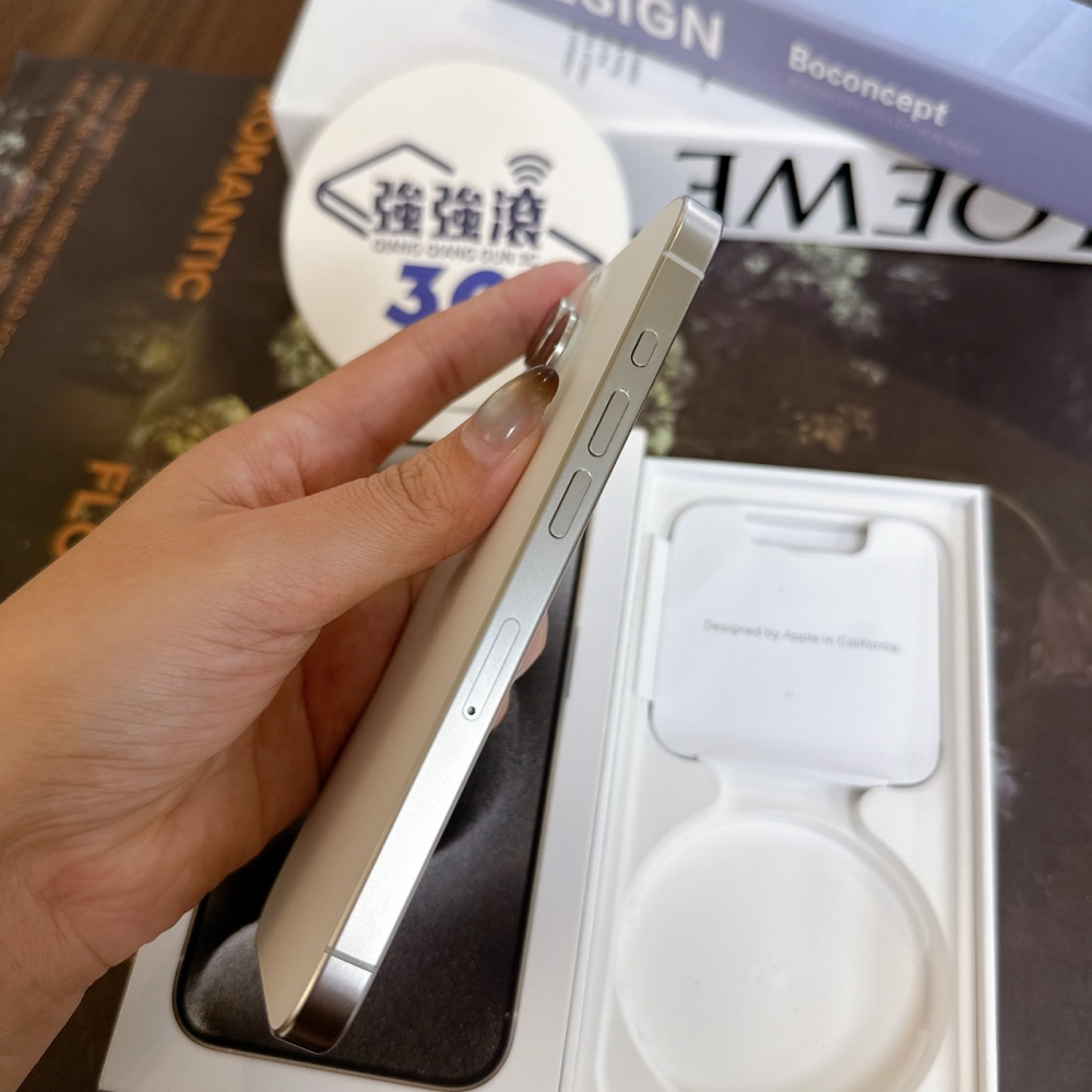 鹽行-二手 iPhone15Pro256G白色#95876（店家保固）