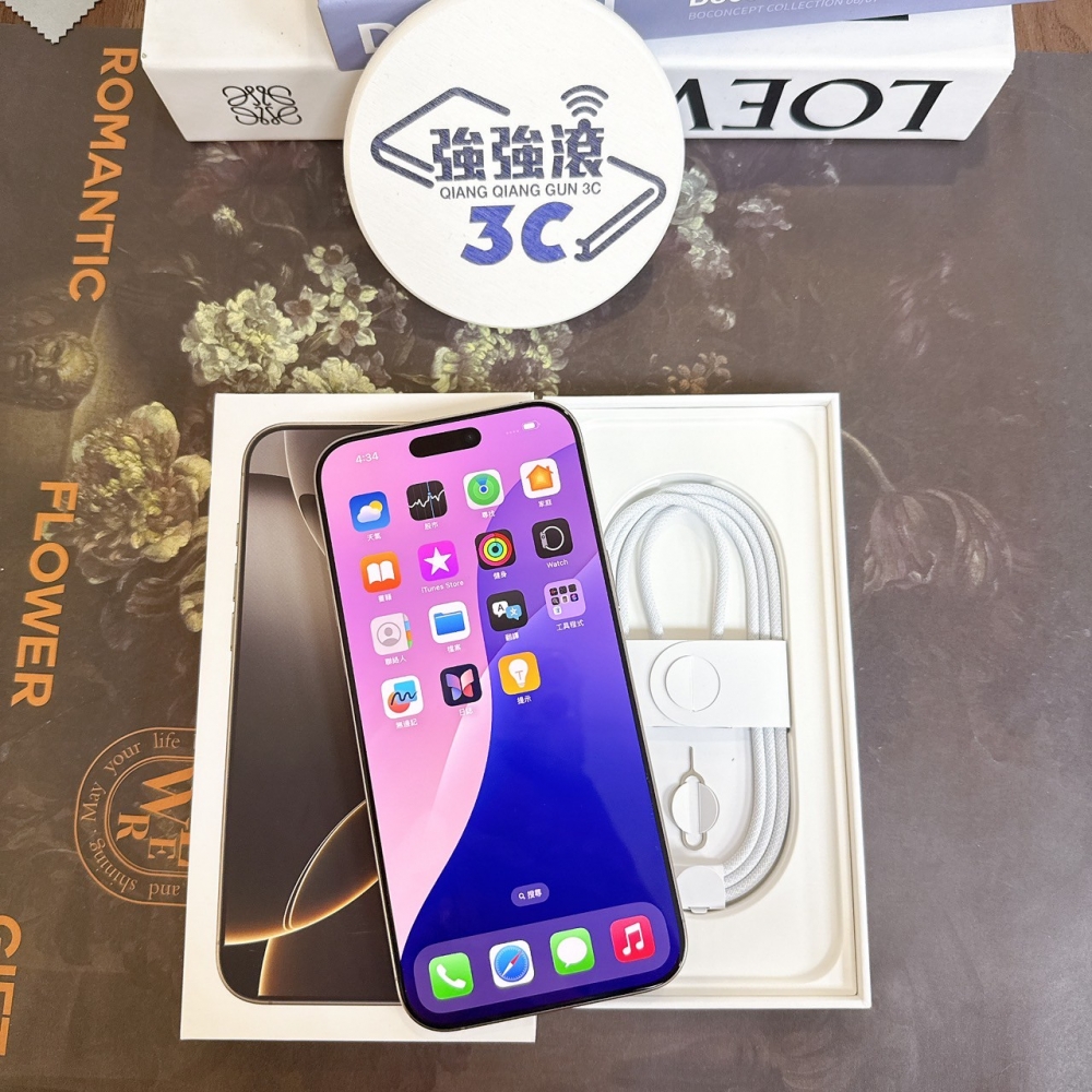 鹽行-二手 iPhone16ProMax256G原色#04775(店家保固）