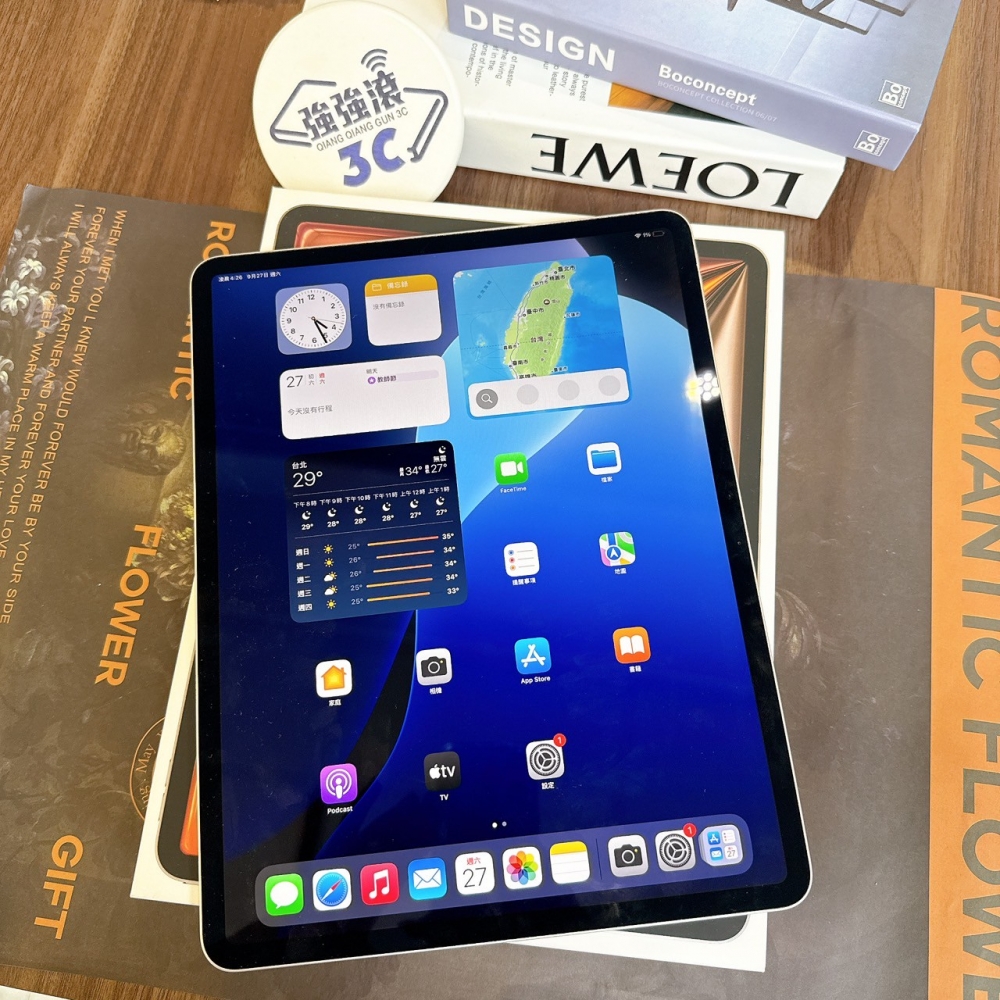 鹽行-二手 iPad Air6-13寸 256G wifi 銀色#KMRP9(店家保固）