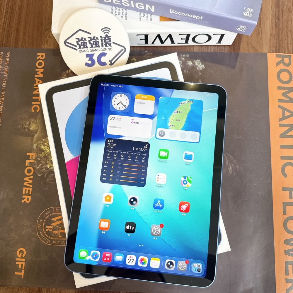 鹽行-二手 iPad 10 64G wifi藍色#QCW66(店家保固）