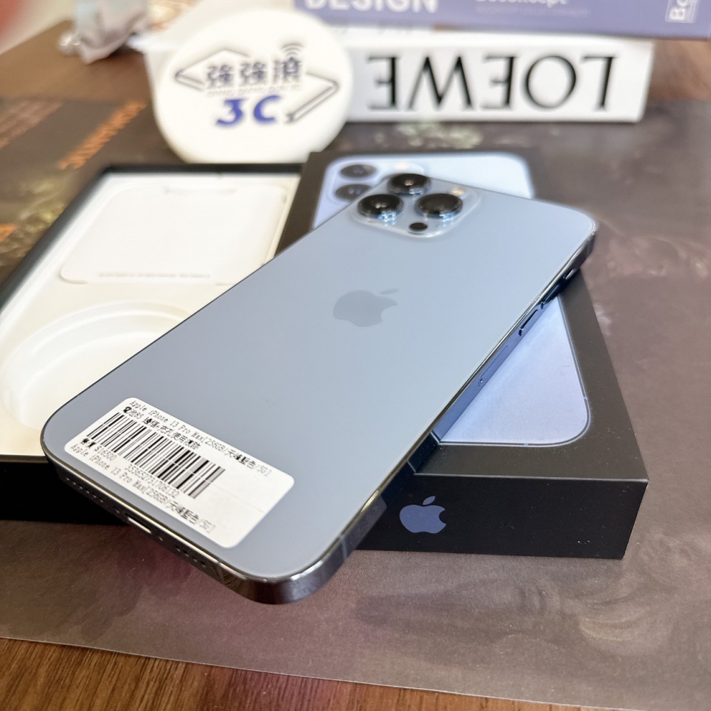 鹽行-二手 iPhone13ProMax256G藍色#06132(店家保固）