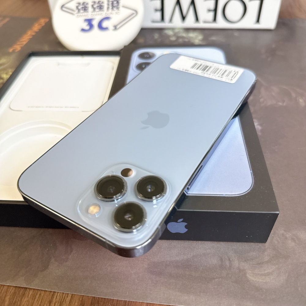 鹽行-二手 iPhone13ProMax256G藍色#06132(店家保固）