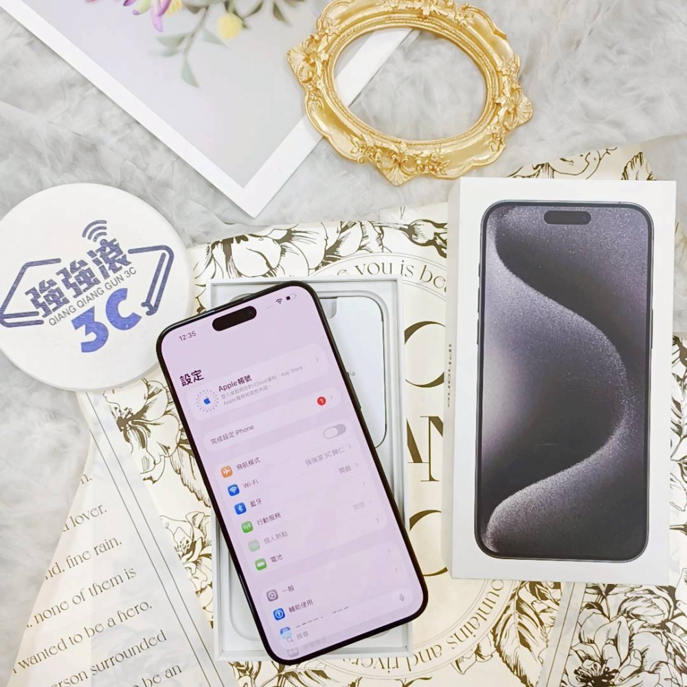 歸仁-IPhone15 Pro max 256G 黑色 #94802（獨家保固365天）