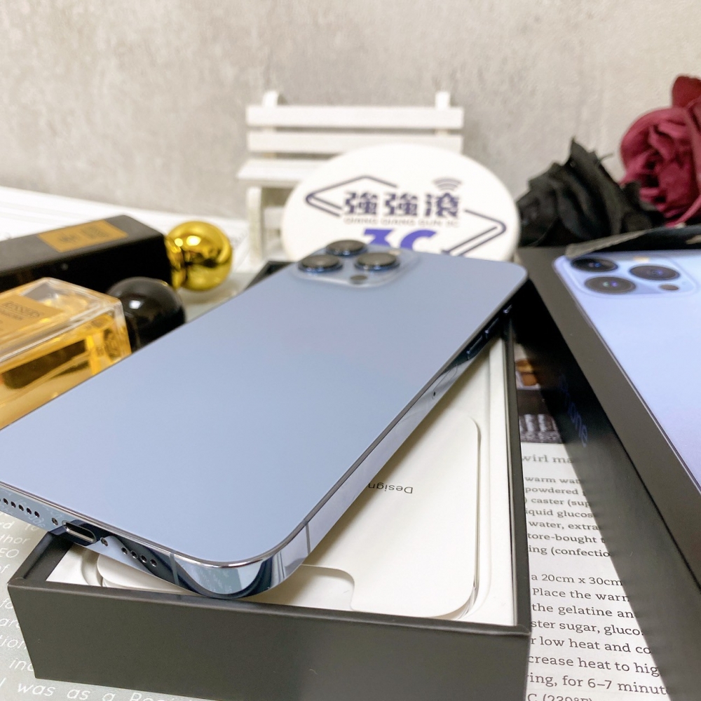 佳里-二手 iPhone 13 Pro Max 128G 藍色#14362（店保365天）