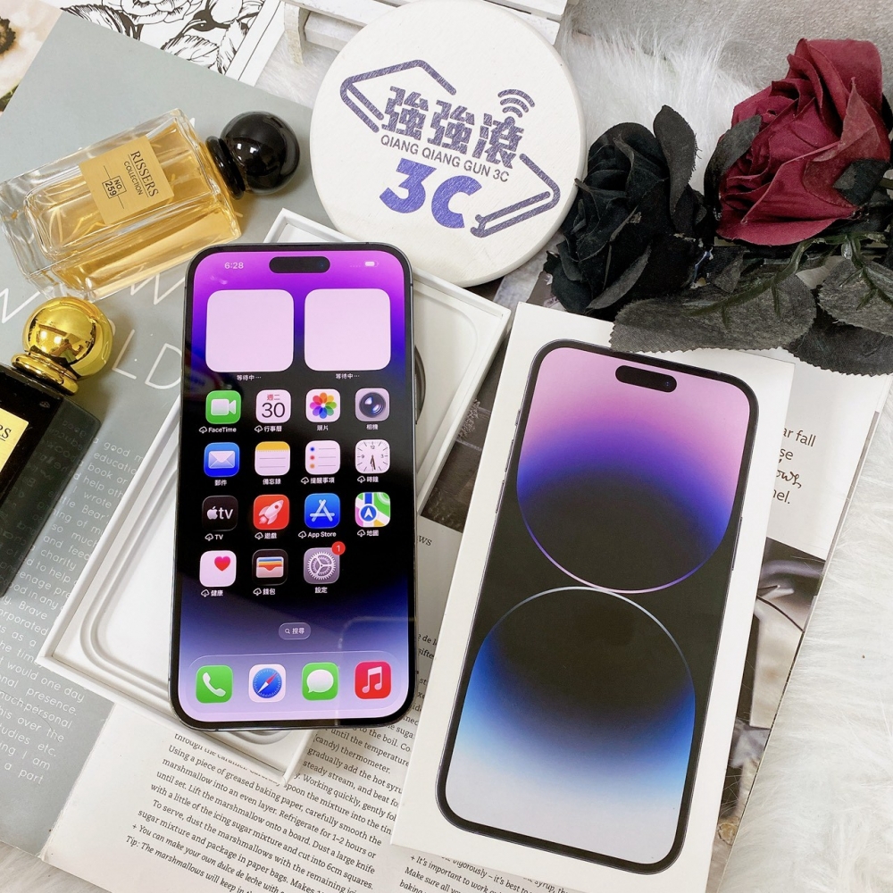 佳里-二手 iPhone14 Pro Max 256G 紫色 #65514（店家保固365天）