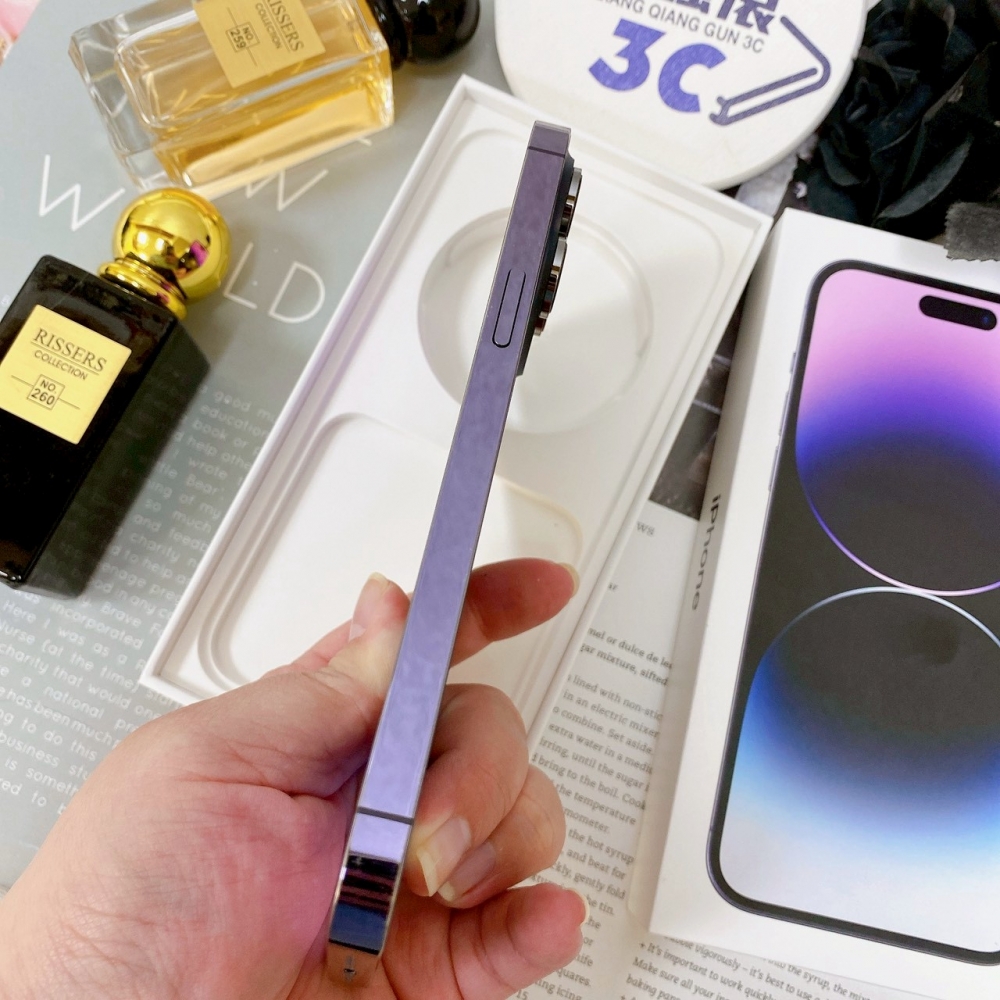 佳里-二手 iPhone14 Pro Max 256G 紫色 #65514（店家保固365天）