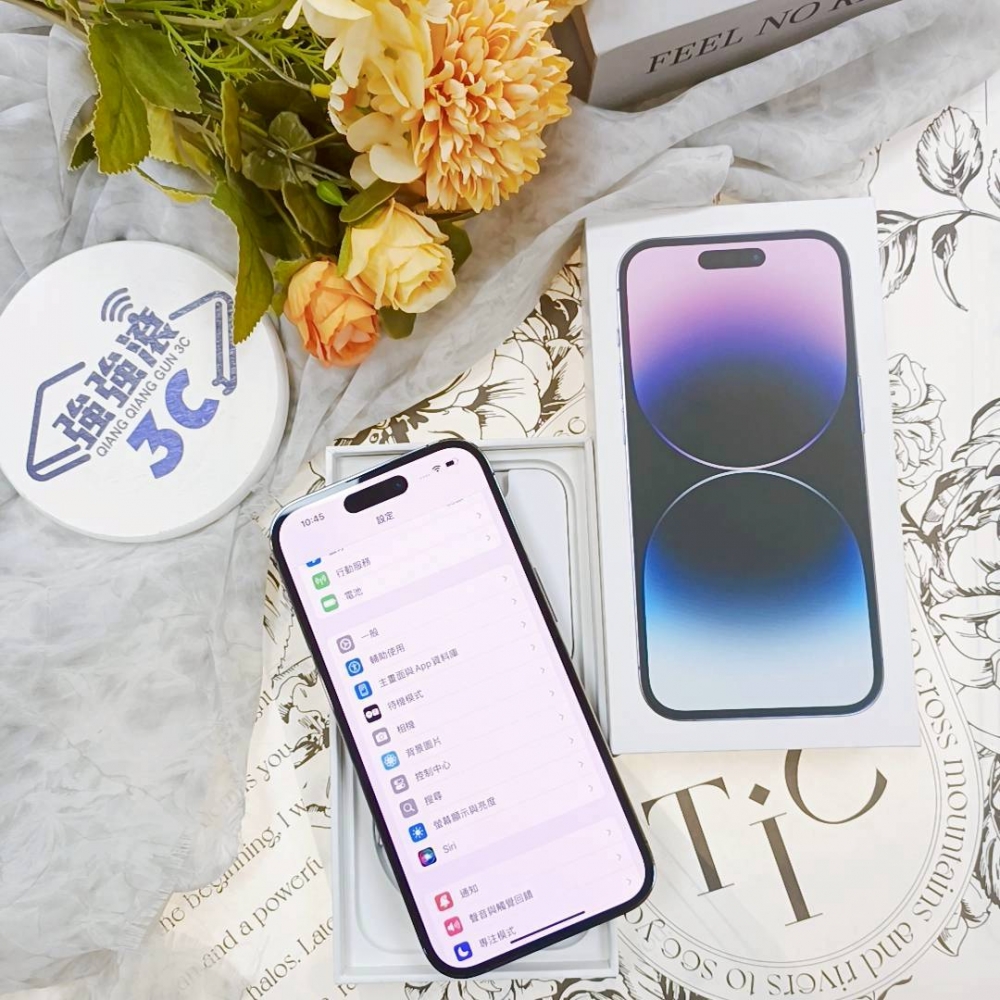 歸仁-二手 IPhone14 Pro 256G 紫色#66567（店保365天）