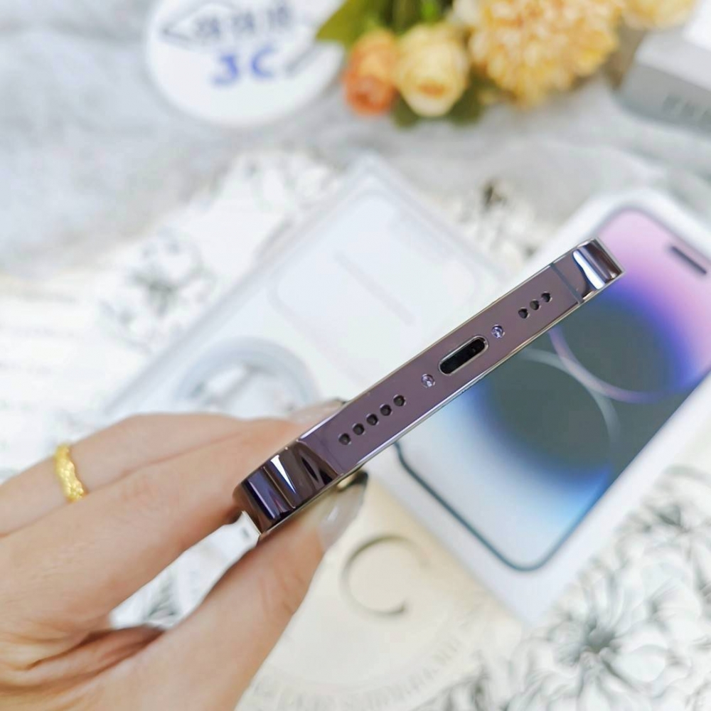 歸仁-二手 IPhone14Pro 128G 紫色#10471(店保365)