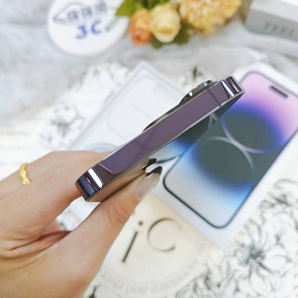 歸仁-二手 IPhone14Pro 128G 紫色#10471(店保365)