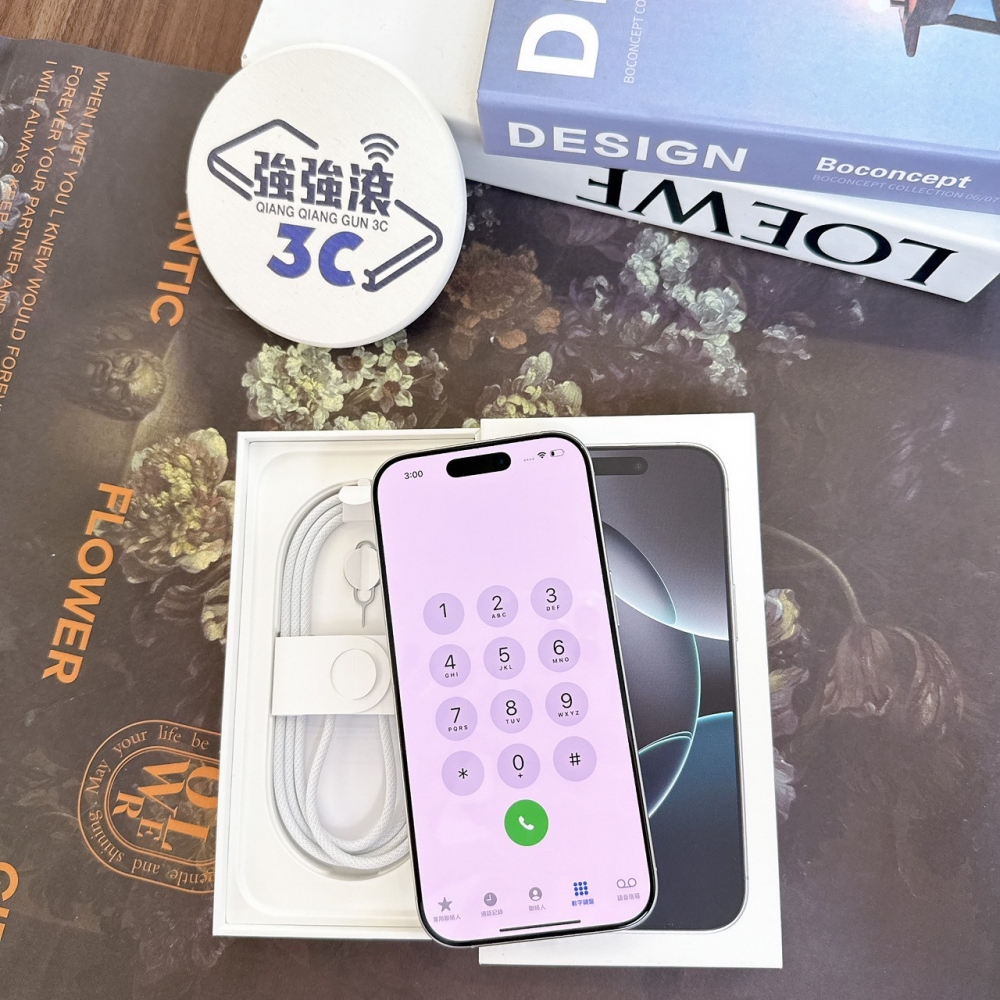 鹽行-二手 16Pro256G白*35420（原廠保內）