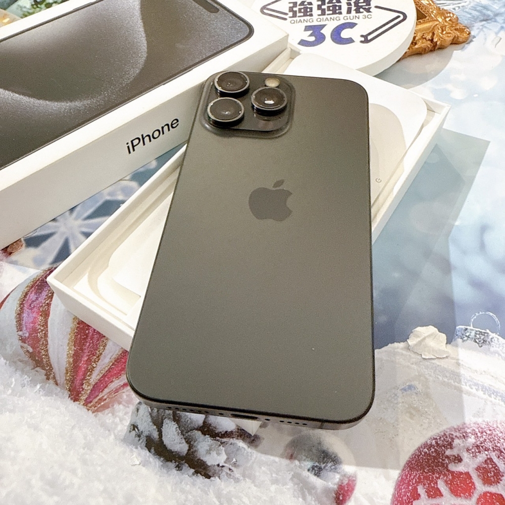 善化-二手iPhone15 Pro Max 256G 黑色 #78924（店保365天）