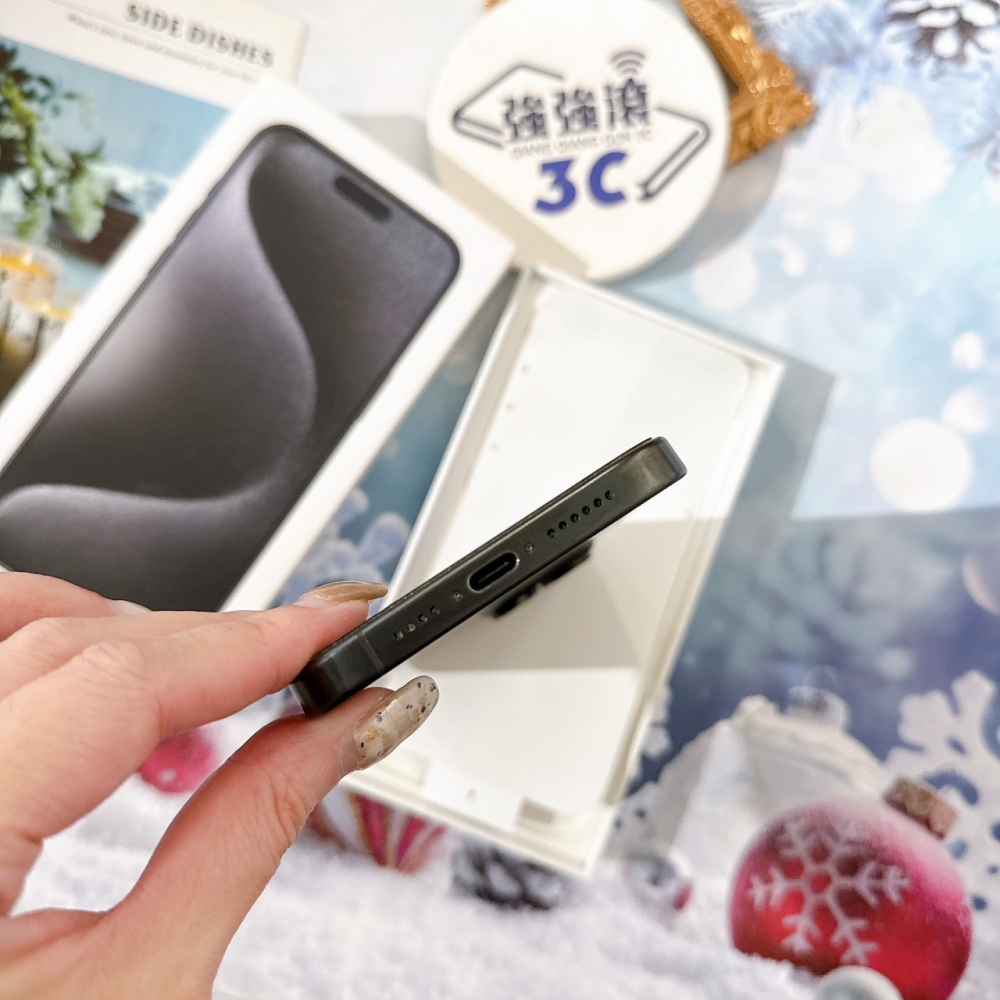 善化-二手iPhone15 Pro Max 256G 黑色 #78924（店保365天）