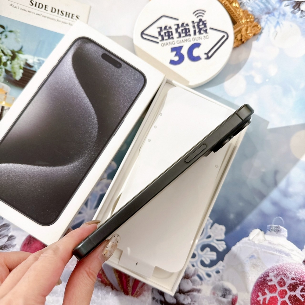 善化-二手iPhone15 Pro Max 256G 黑色 #78924（店保365天）