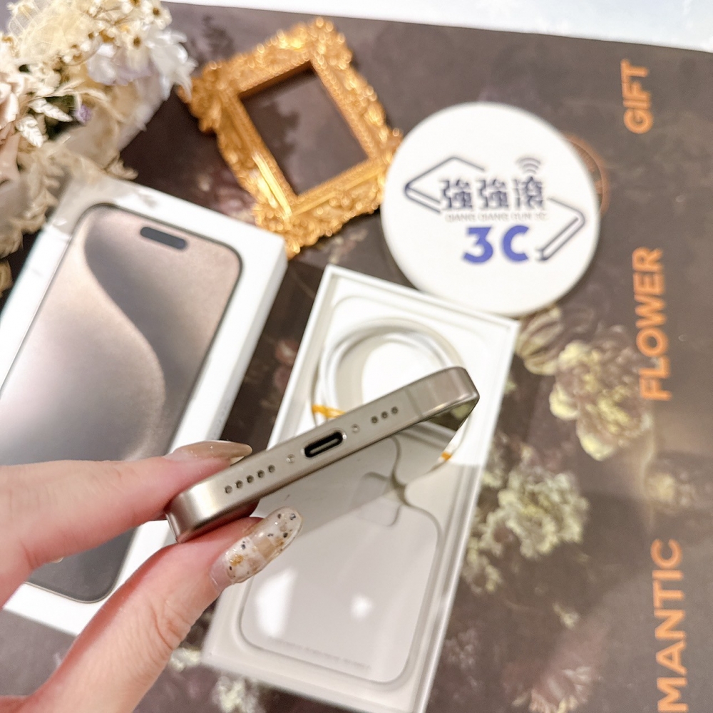 善化-二手iPhone15 Pro 512G 原色 #20354（店保365天）