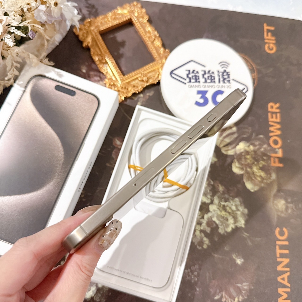 善化-二手iPhone15 Pro 512G 原色 #20354（店保365天）