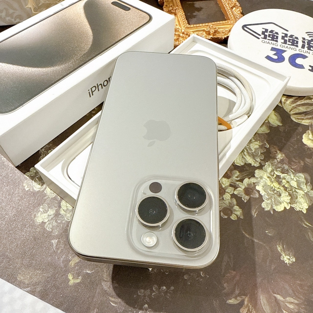 善化-二手iPhone15 Pro 512G 原色 #20354（店保365天）