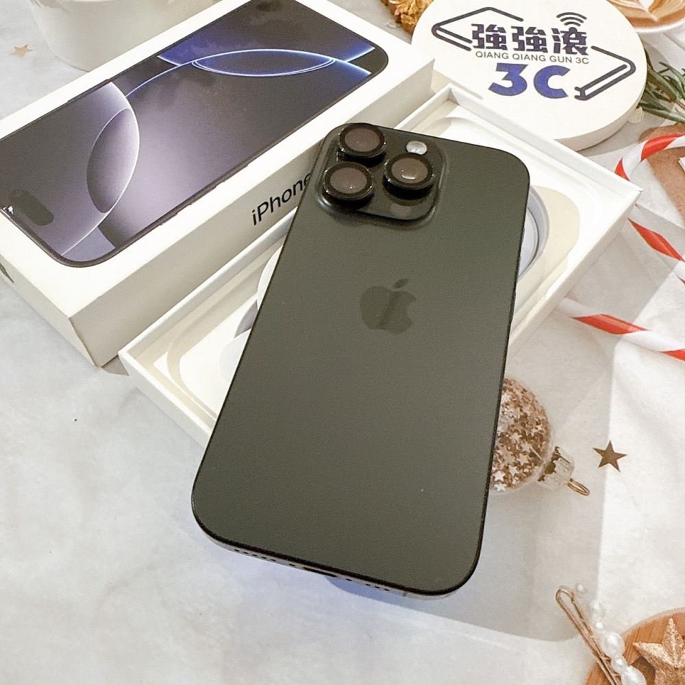 善化-二手iPhone16 Pro 256G 黑色 #54457（店保365天）