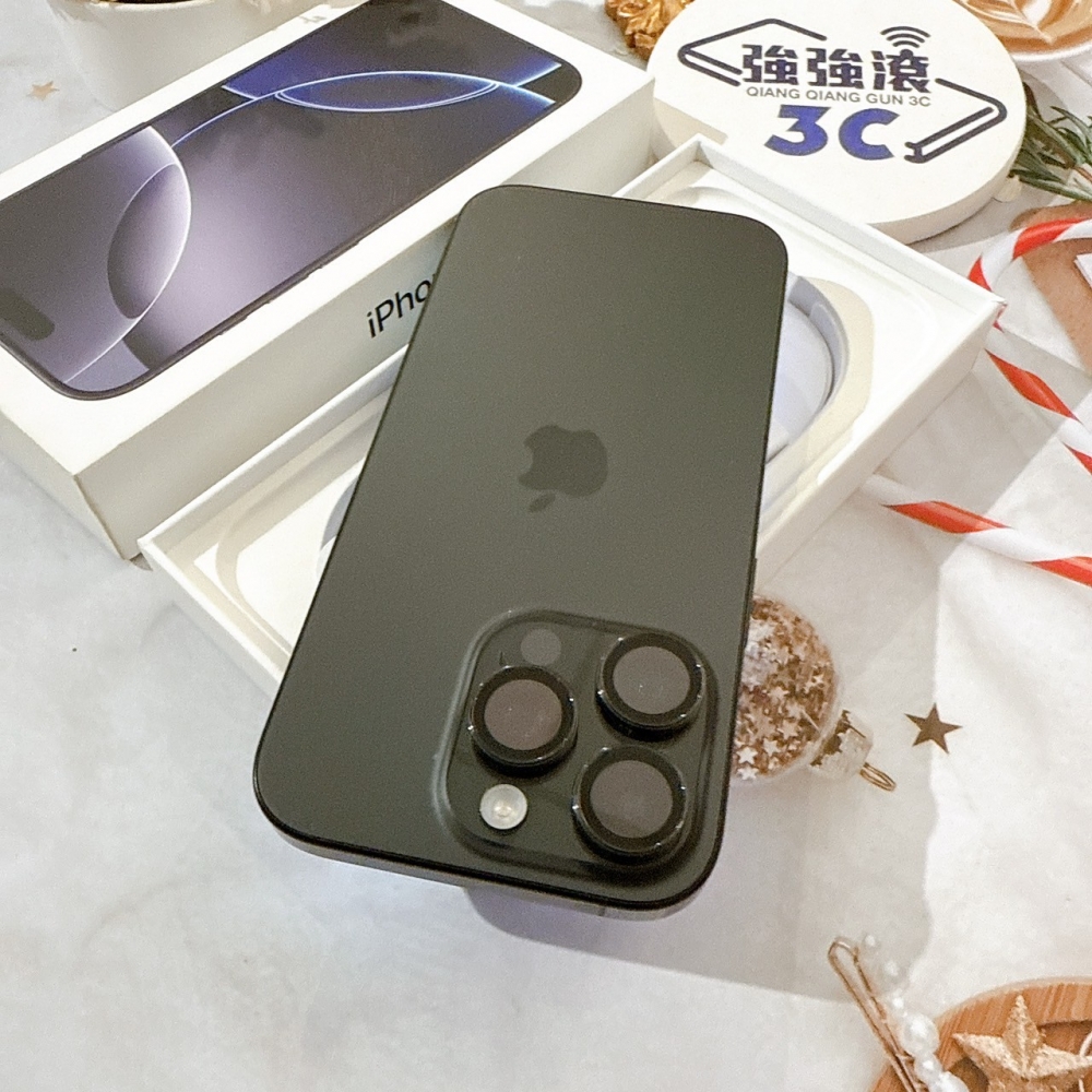 善化-二手iPhone16 Pro 256G 黑色 #54457（店保365天）