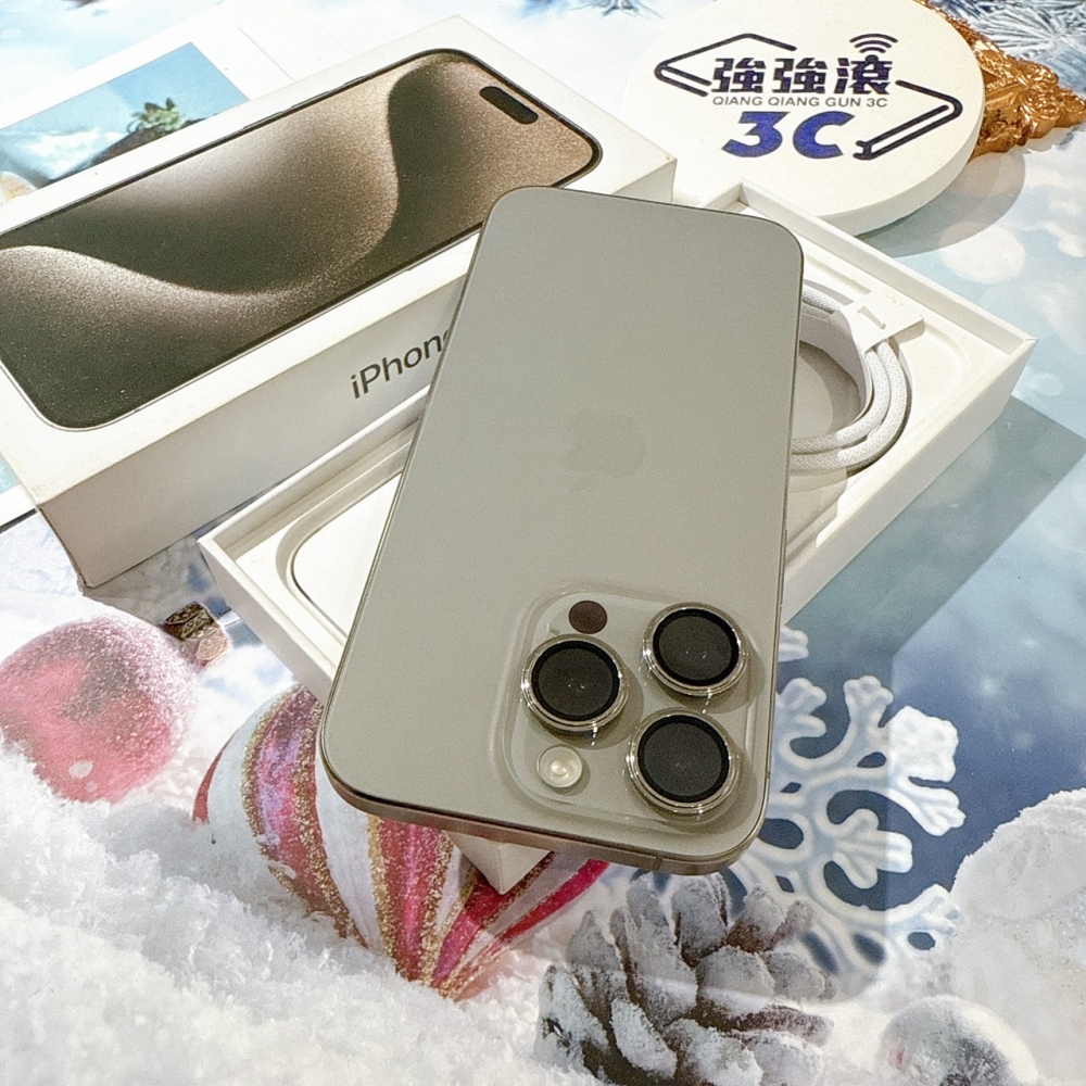 善化-二手iPhone15 Pro 256G 原色 #93220（店保365天）