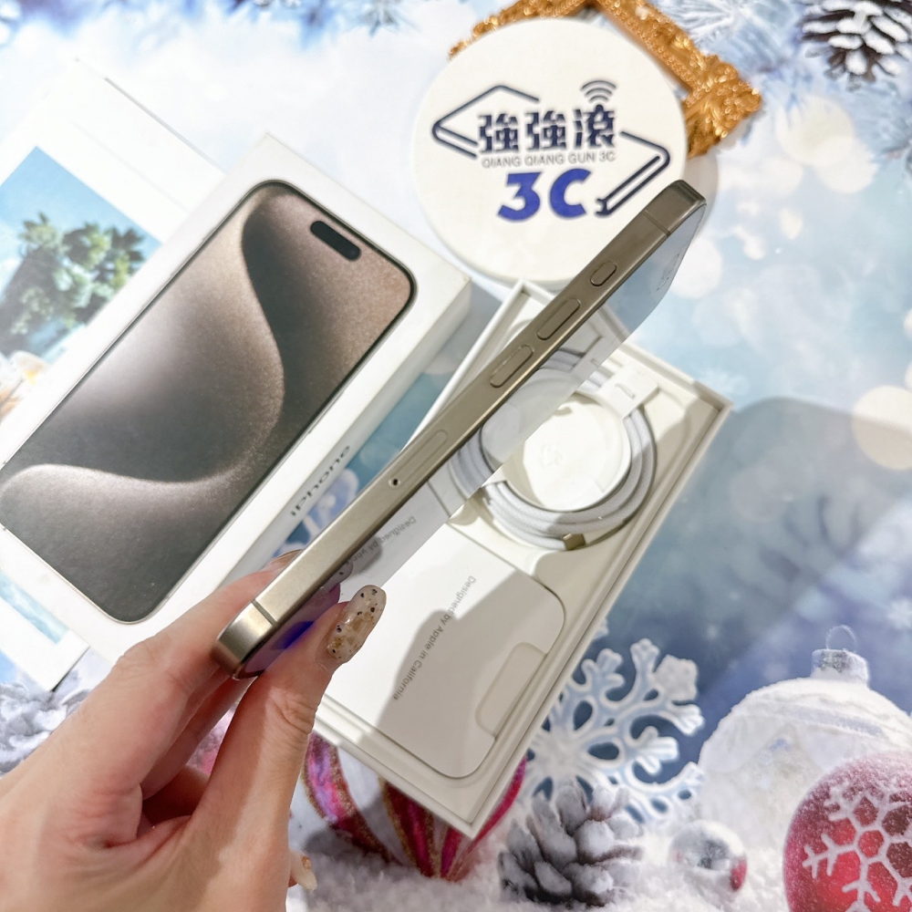 善化-二手iPhone15 Pro 256G 原色 #93220（店保365天）