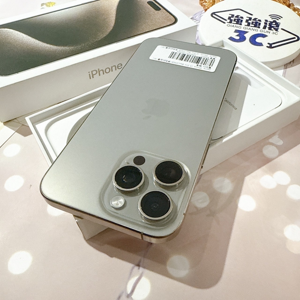 善化-二手iPhone15 ProMax 256G 原色 #49424（店保365天
