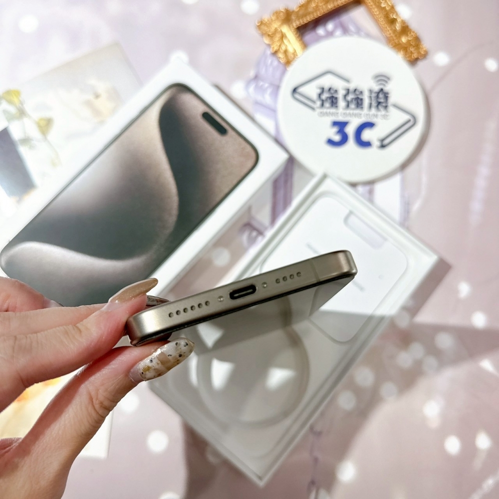 善化-二手iPhone15 ProMax 256G 原色 #49424（店保365天