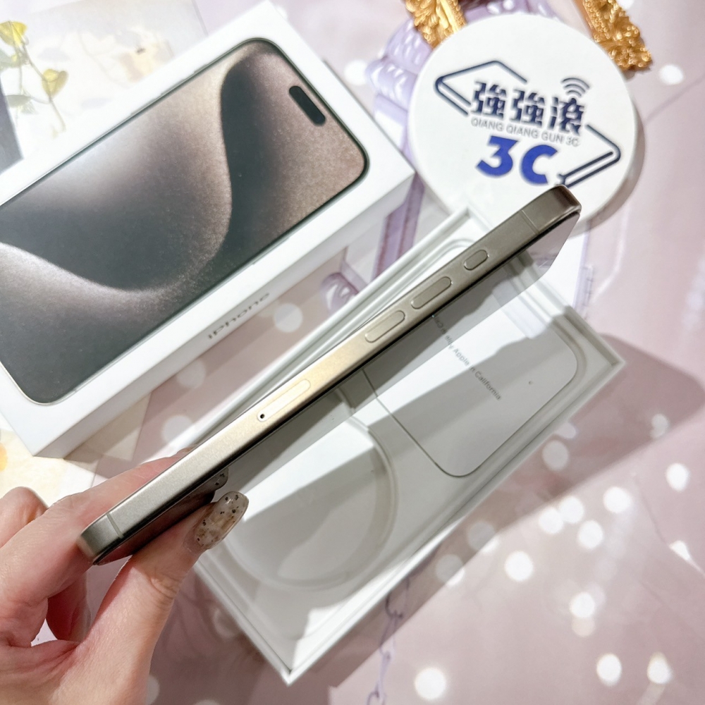 善化-二手iPhone15 ProMax 256G 原色 #49424（店保365天