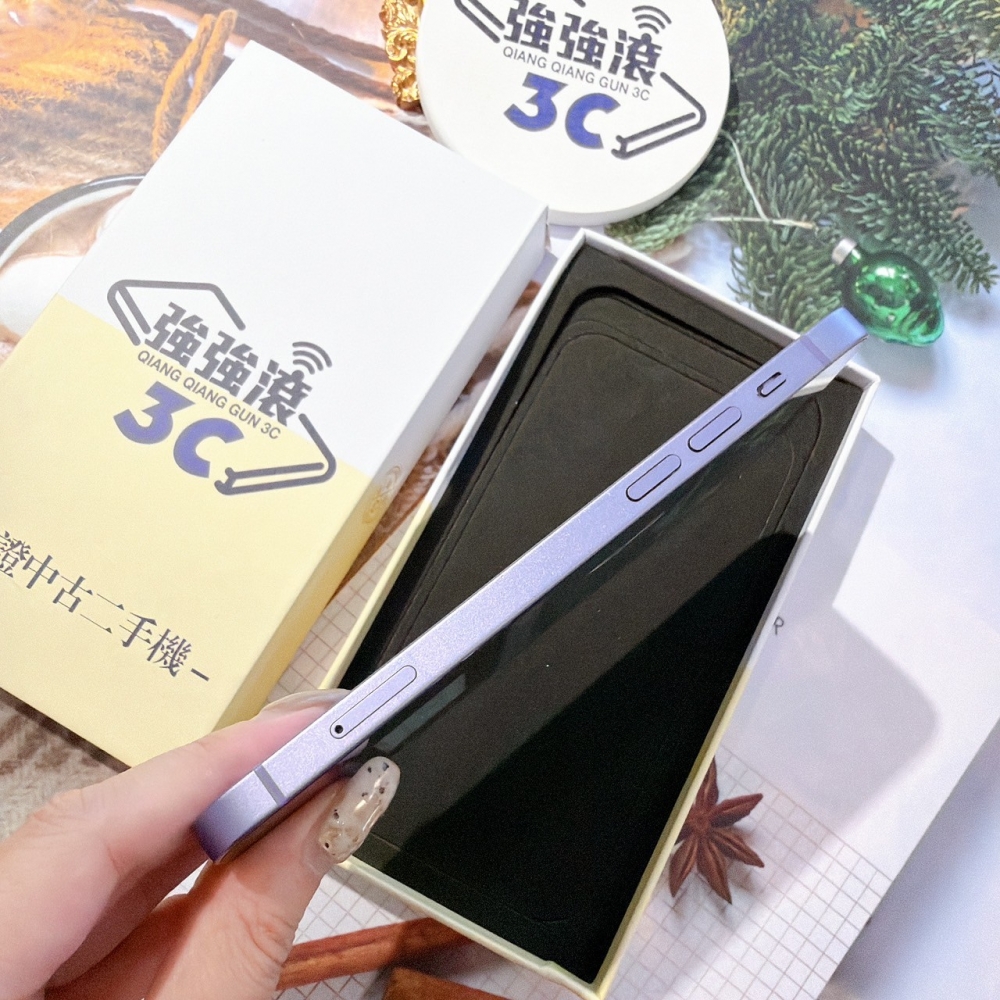 善化-二手iPhone12 128G 紫色 #29553（店保90天）