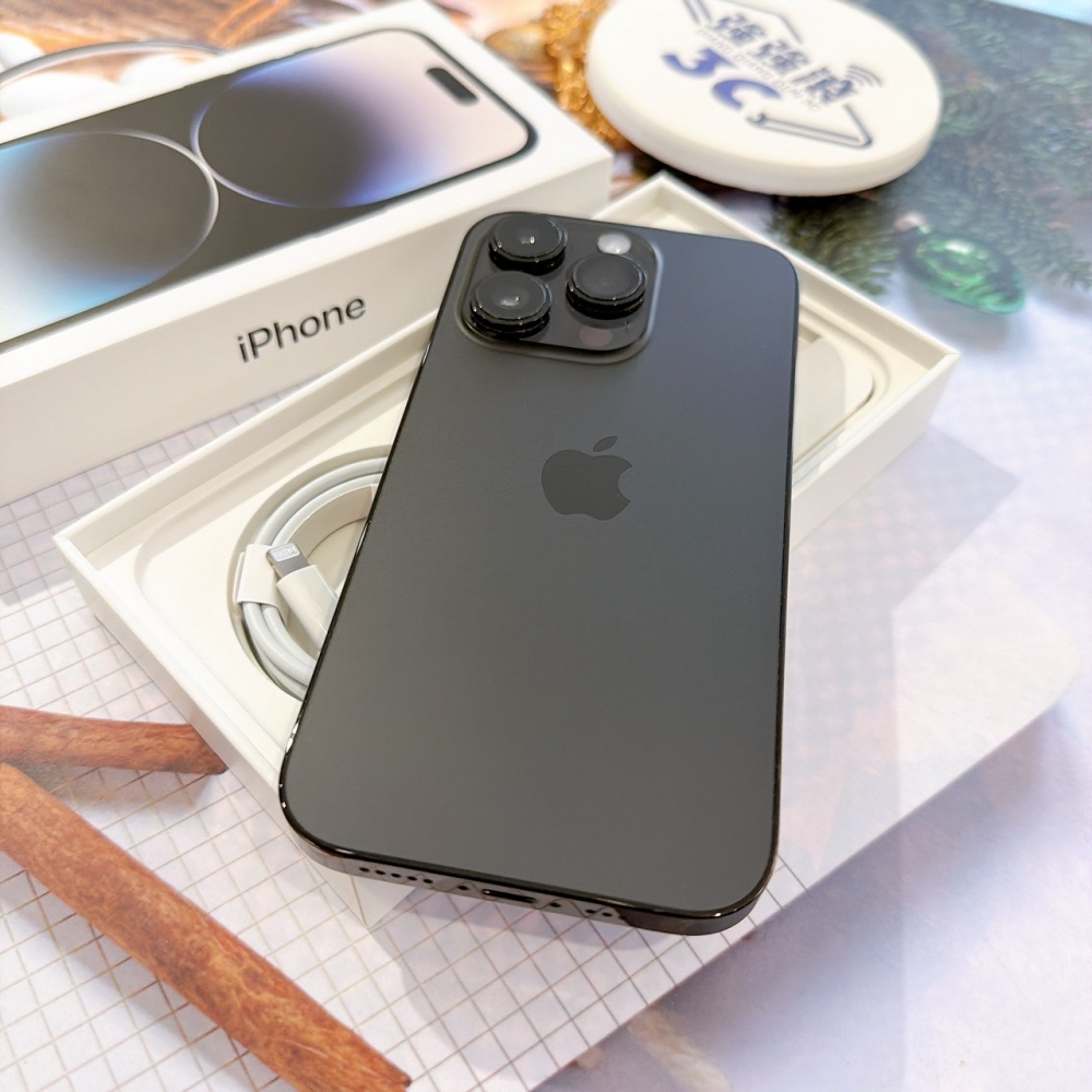 善化-二手iPhone14 Pro 256G 黑色 #74391（店保365天）