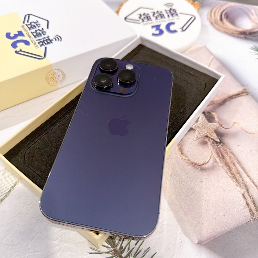 善化-二手iPhone14 Pro 256G 紫色 #04824（店保365天）