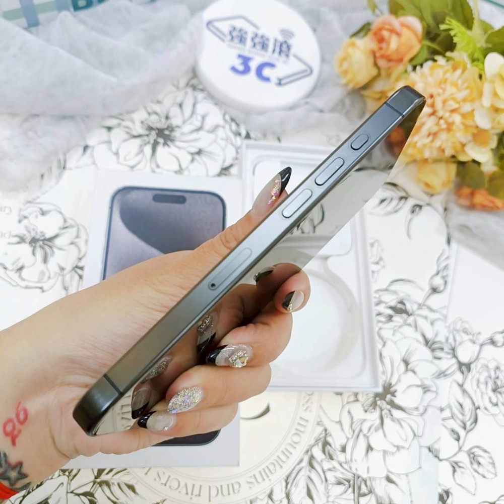 歸仁-二手 IPhone15 pro 128G 黑色#39155(店保365)