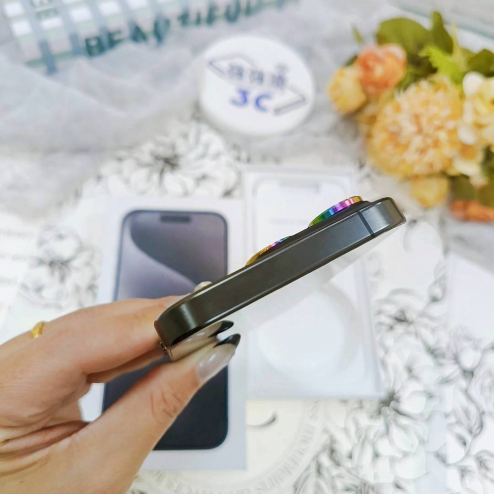 歸仁-二手 IPhone15 pro 128G 黑色#39155(店保365)