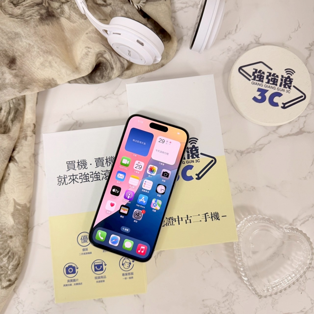 二手 15Pro256G原色*39550（店保365天）