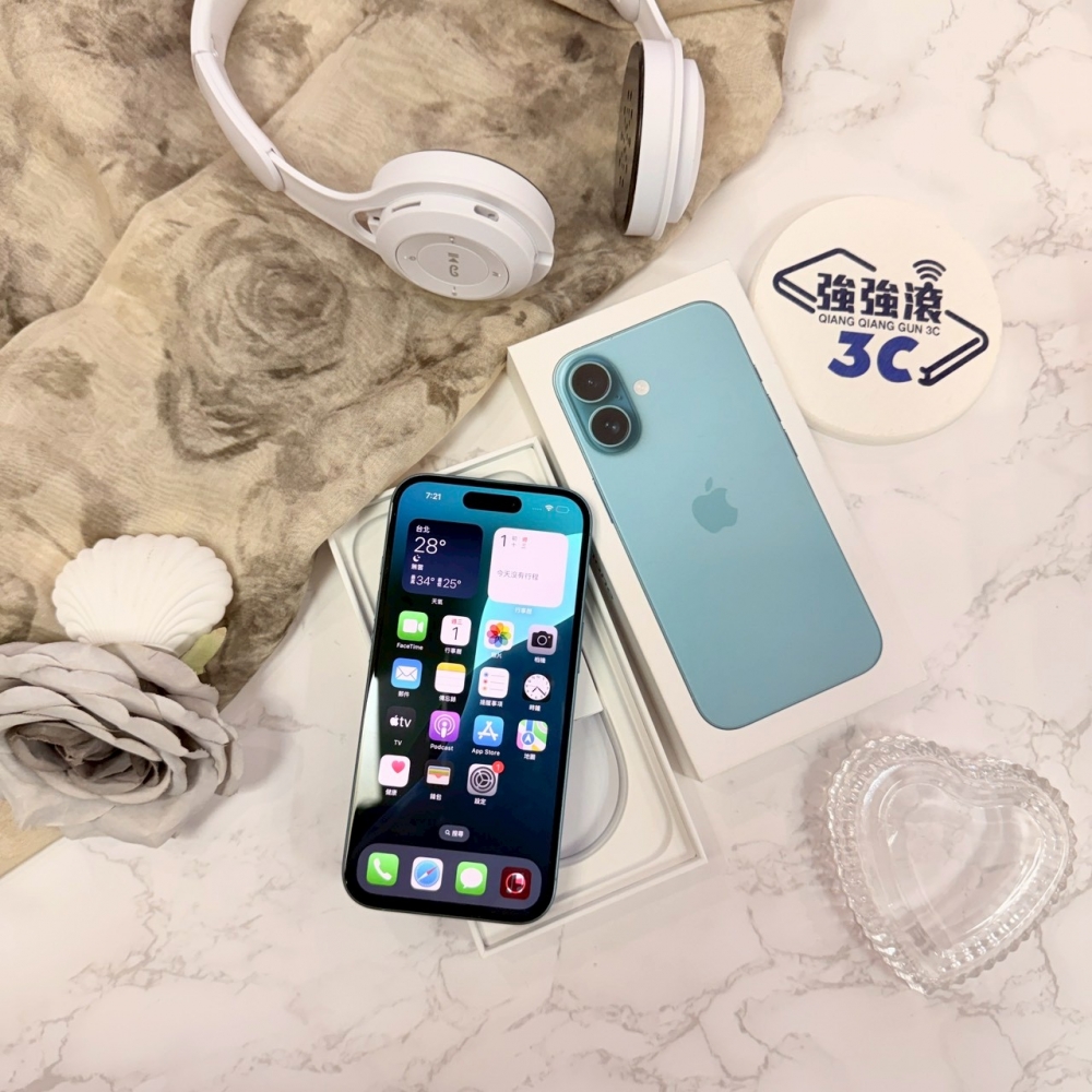 二手 iPhone16 128G 綠色*11898(原廠保內）