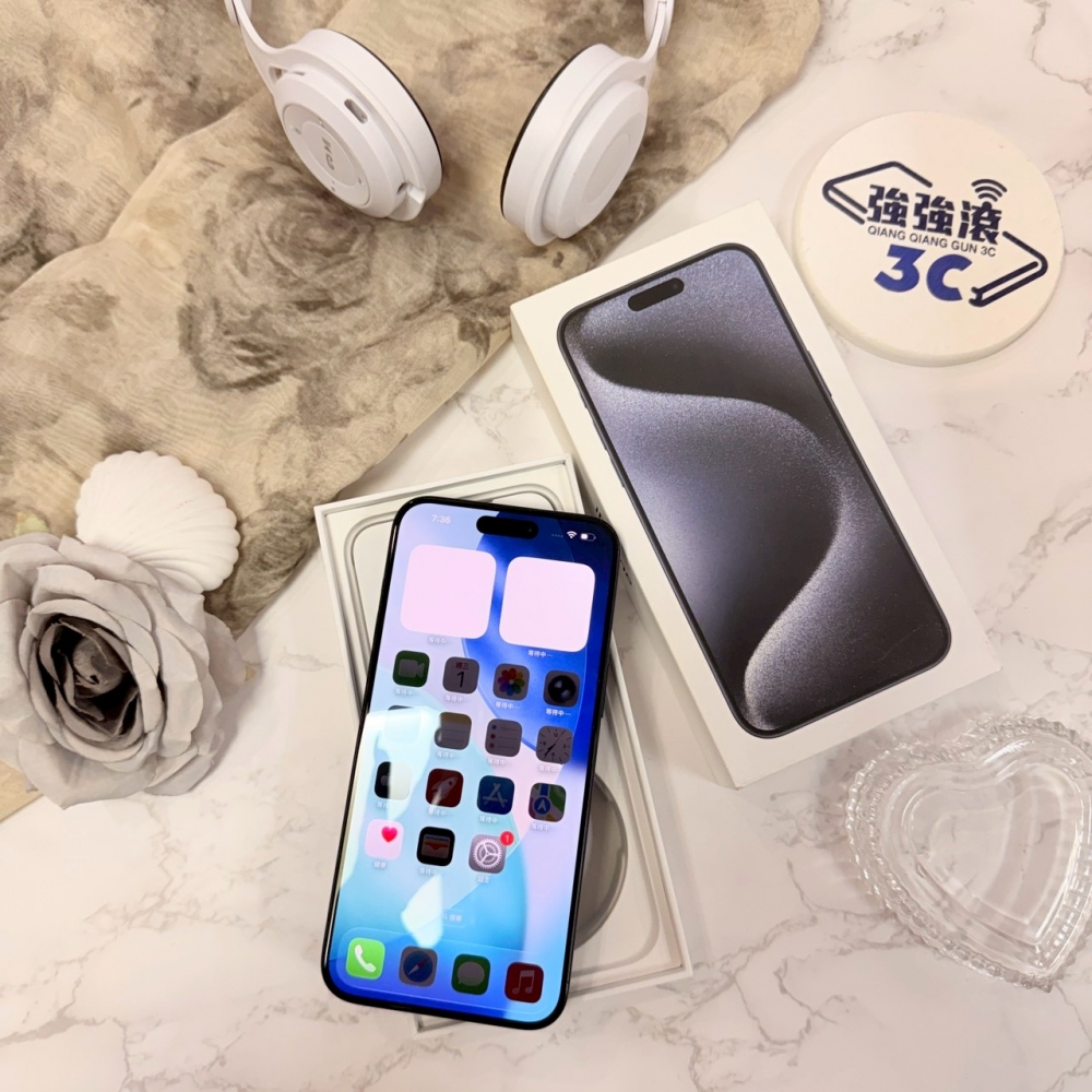 二手 iPhone15 ProMax 512G 藍色*16545(店家保固）