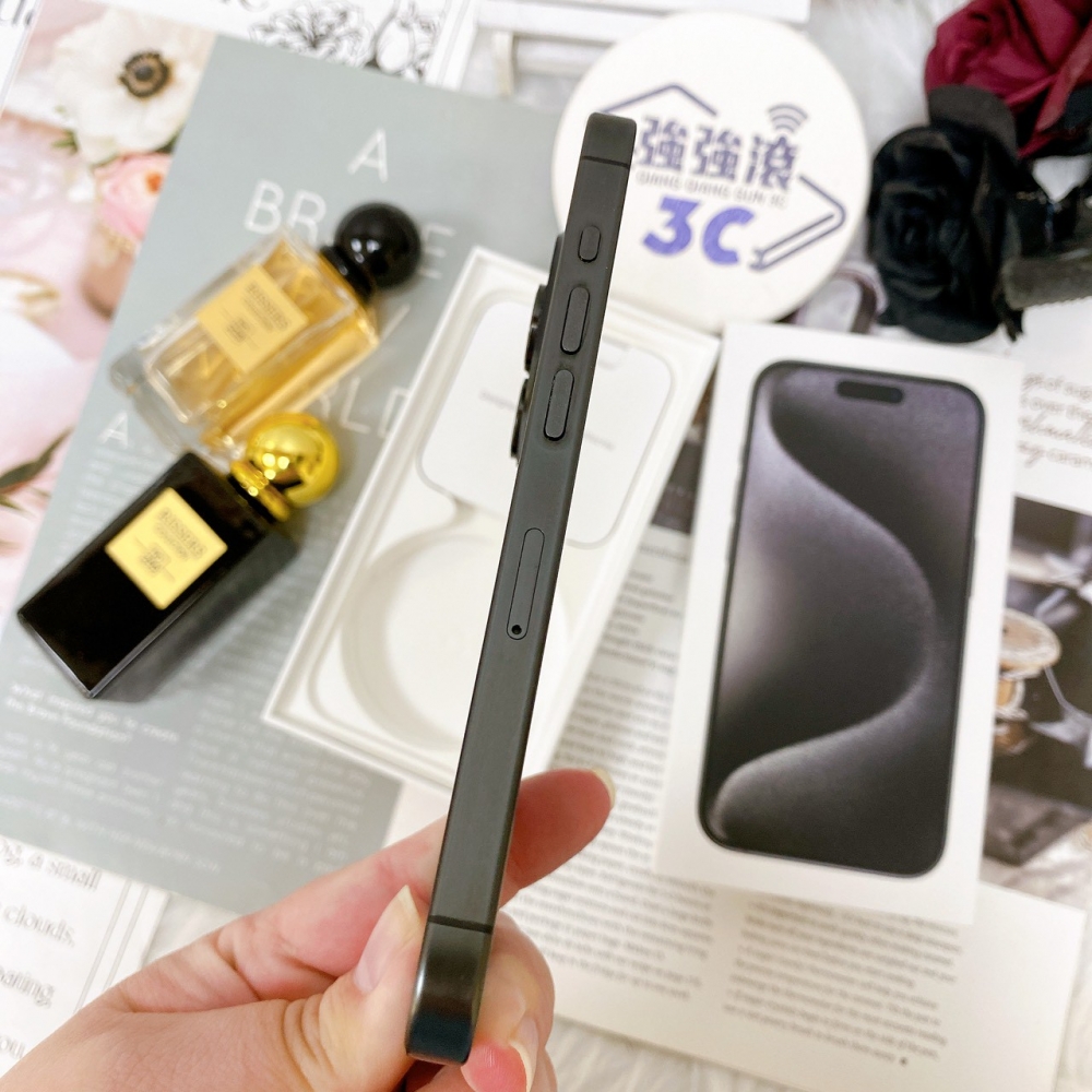 佳里-二手 iPhone15 Pro 512G 黑色 #12744（店家保固365天）