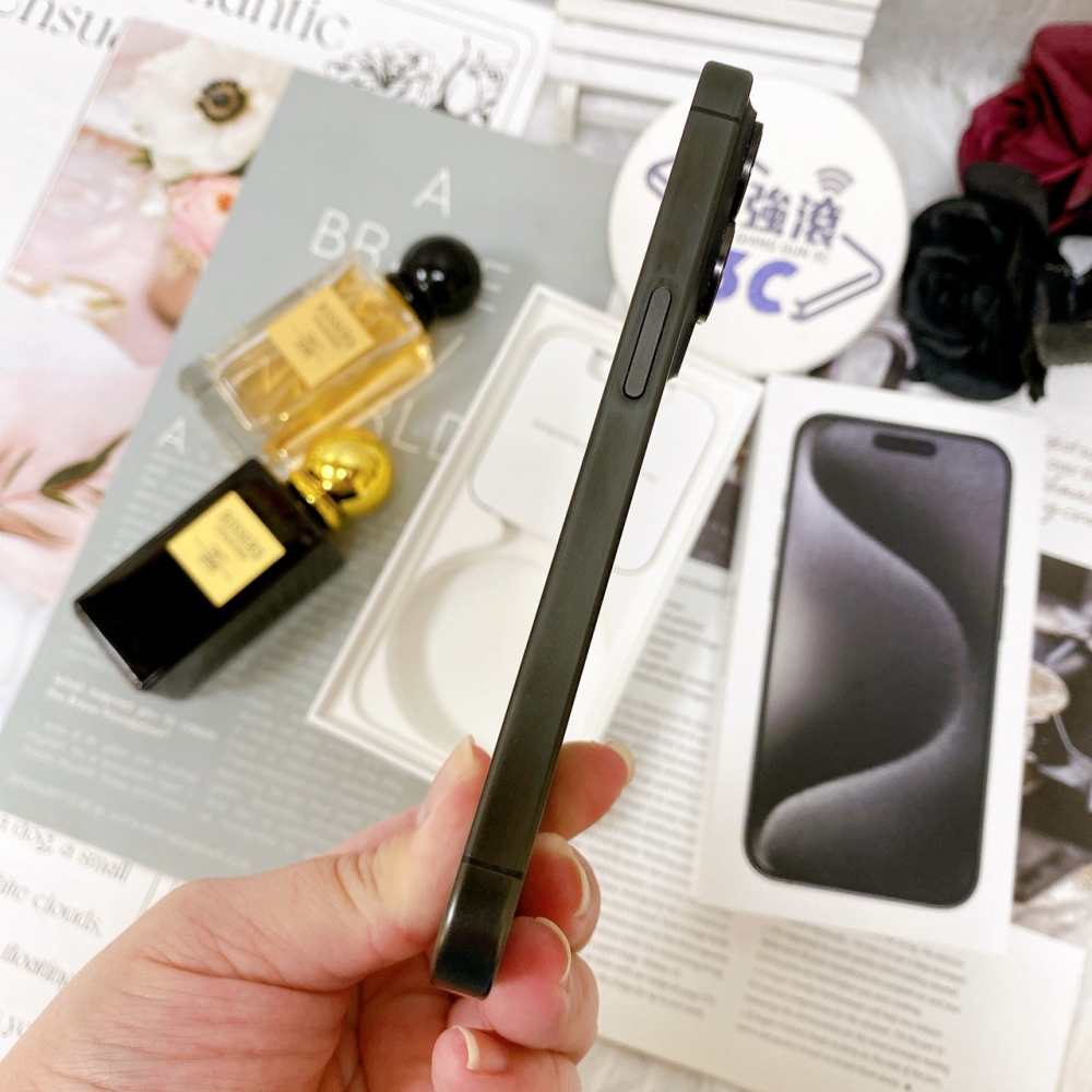 佳里-二手 iPhone15 Pro 512G 黑色 #12744（店家保固365天）