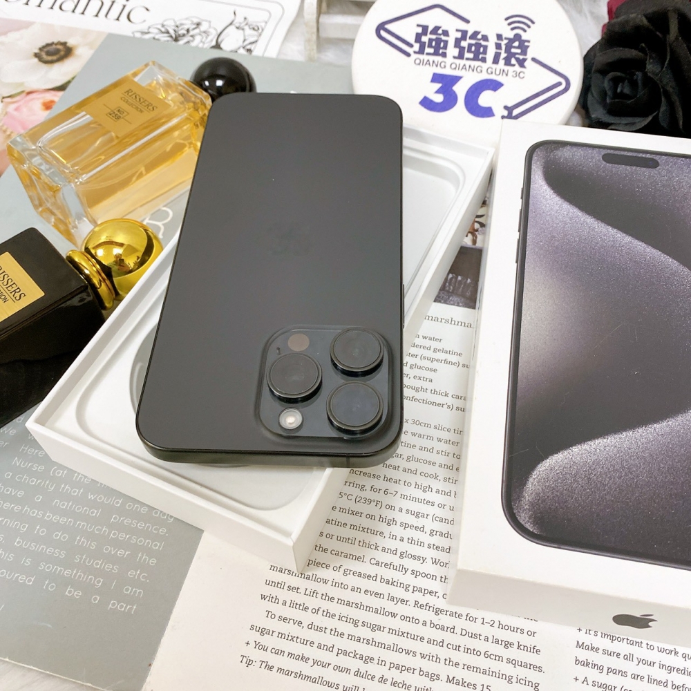 佳里-二手 iPhone15 Pro Max 512G 黑色 #75293（店家保固365天）